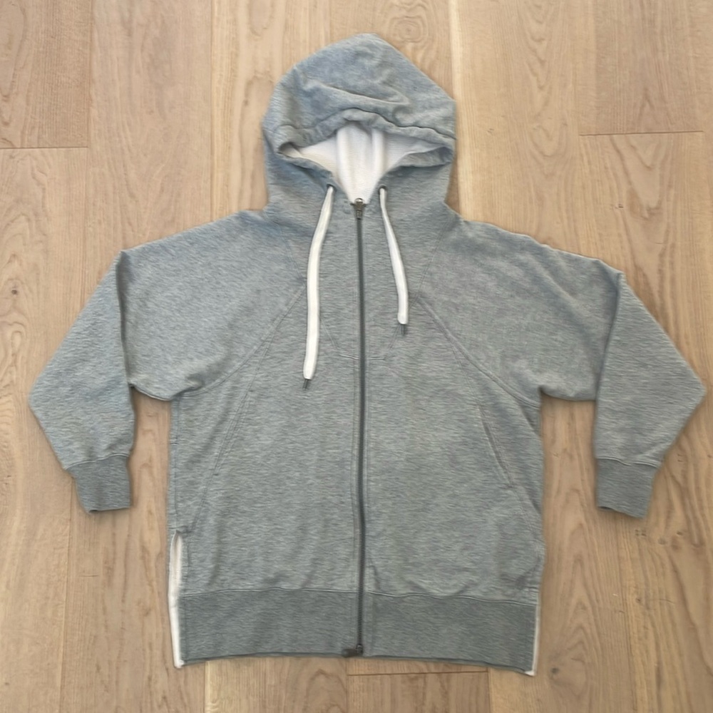 Free People Movement grey zip up hoodie, size xs.